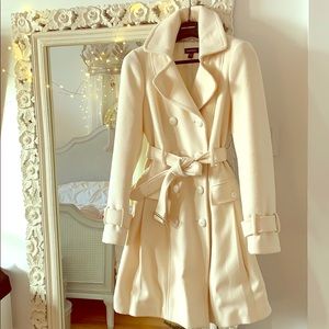 Glam Bebe coat with detachable real fur/ rabbit/